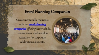 Event Planning Companies