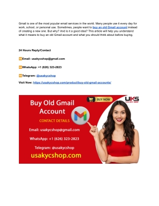 10 Best Site To Buy Gmail Accounts Old and New 2025