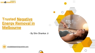 Negative Energy Removal In Melbourne