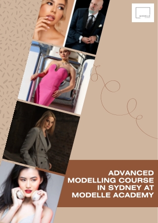Advanced Modelling Course in Sydney at Modelle Academy