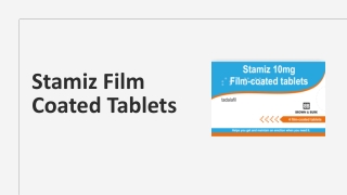 Stamiz Film Coated Tablets - Brown & Burk