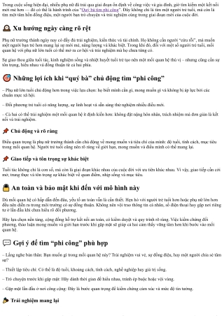 Quý bà tìm phi công – Kết nối tuổi trưởng thành với năng lượng trẻ