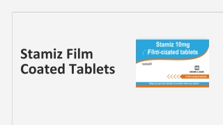 Stamiz Film Coated Tablets - Brown & Burk
