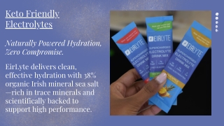 Keto Friendly Electrolytes