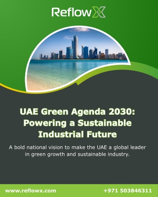 UAE Green Agenda 2030: Powering a Sustainable Industrial Future