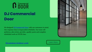 Office Door Replacement – DJ Commercial Door