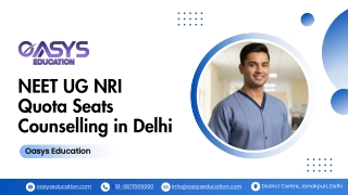 NEET UG NRI Quota Seats Counselling in Delhi