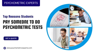 Top Reasons Students Pay Someone To Do Psychometric Tests