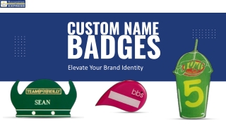 Custom Name Badges – Elevate Your Brand Identity