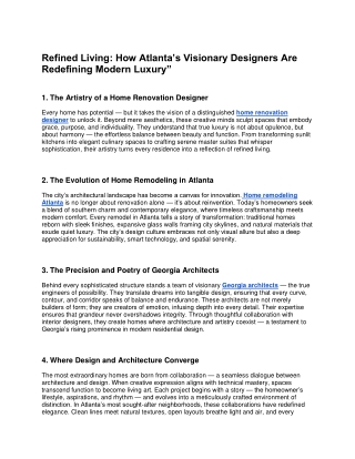 Refined Living SketchHaus