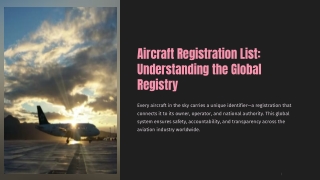 aircraft registration list