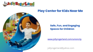 Best Play Center for Kids Near Me – Safe, Fun & Family-Friendly