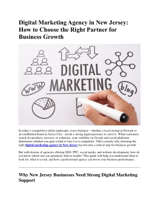 Digital Marketing Agency in New Jersey 2