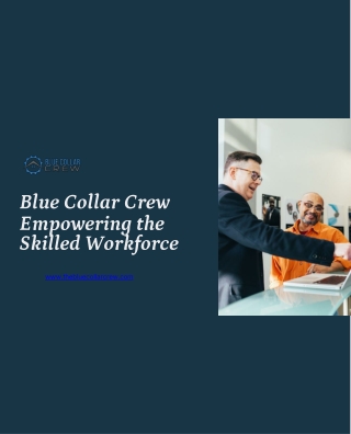 The Blue Collar Crew Building Better Careers in the Trades