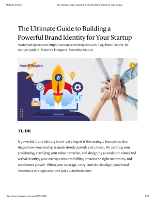 The Ultimate Guide to Building a Powerful Brand Identity for Your Startup