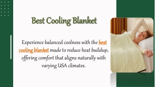 Best Cooling Blanket