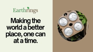 Earthrings Recyclable Beverage Rings for Eco-Friendly Packaging