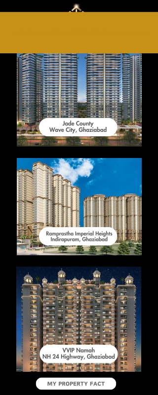 3 BHK Apartments in Ghaziabad – Explore Ramprastha Imperial Heights & VVIP Namah