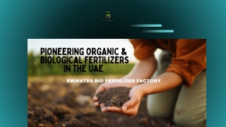 Empowering Green Farming – Emirates Bio Fertilizer Factory