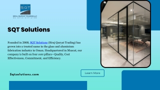 Elegant Aluminum Folding Doors – SQT Solutions