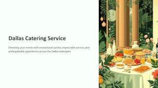 Catering Service in Dallas | Expert Event, Wedding & Corporate Catering