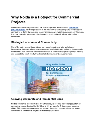 Commercial Projects In Noida  _ Paras Avenue