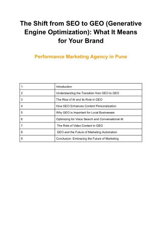 The Shift from SEO to GEO (Generative Engine Optimization)_ What It Means for Your Brand
