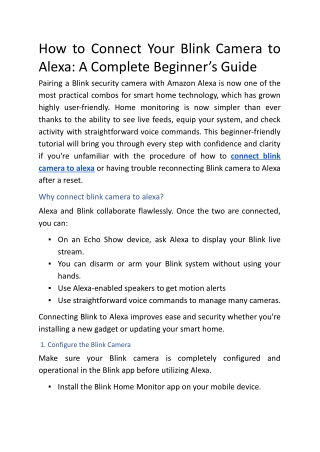 How to Connect Your Blink Camera to Alexa_ A Complete Beginner’s Guide.docx