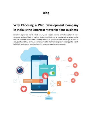 web development company india