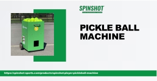 Spinshot Sports Australia Pickle Ball Machine – Train Smarter and Play Better