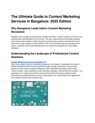 The Ultimate Guide to Content Marketing Services in Bangalore_ 2025 Edition