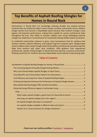 Top Benefits of Asphalt Roofing Shingles for Homes