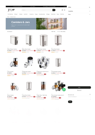 Buy Now: Top Kitchen Canisters & Jars – JVL