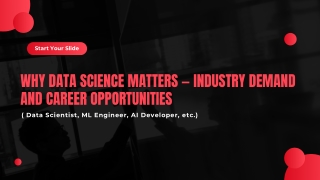 Data Science Course Advantages - Presentstion