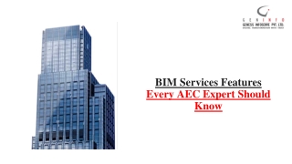 Final PPT-2 BIM Services Features Every AEC Expert Should Know