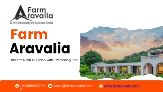 Resorts Near Gurgaon with Swimming Pool