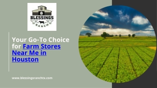 Your Go-To Choice for Farm Stores Near Me in Houston