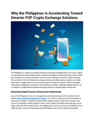 P2P Crypto Exchange Development Company