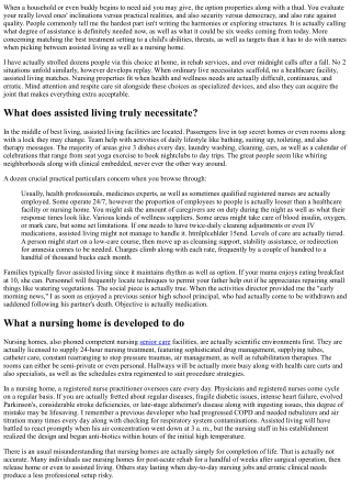 Nursing Homes vs. Assisted Living: Deciding the most effective Senior Care Optio