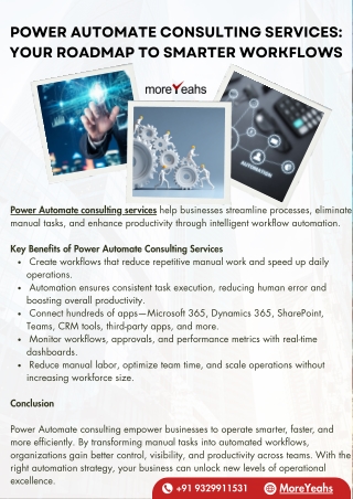 Power Automate Consulting Services Your Roadmap to Smarter Workflows