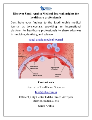 Discover Saudi Arabia Medical Journal insights for healthcare professionals