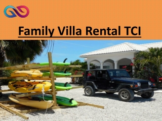 family villa rental TCI