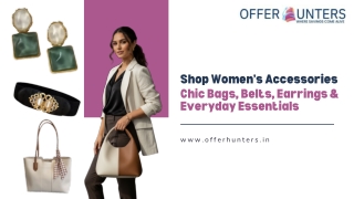 OfferHunters - Shop Women’s Accessories  Chic Bags, Belts, Earrings & Everyday Essentials