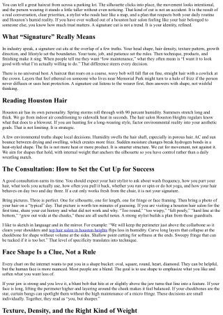 Finding Your Signature Cut with a Houston Hair Stylist