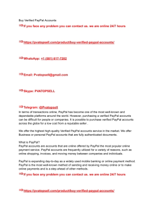 PayPal accounts across the globe for a low cost from a reputable seller .