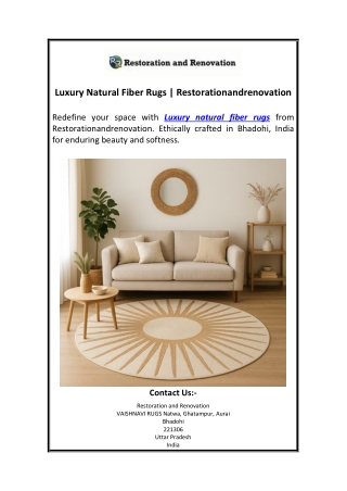 Luxury Natural Fiber Rugs  Restorationandrenovation
