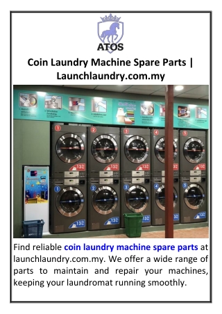 Coin Laundry Machine Spare Parts