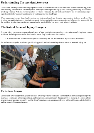 Car Accident Attorneys: Key Players in Seeking Justice for Victims