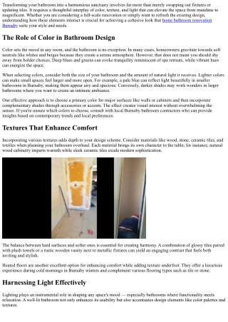 Creating Harmony Through Color, Texture & Light During A Complete Bath Overhaul!