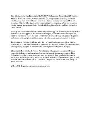 Best MiniLock Service Provider in the USA